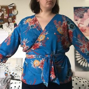 Bright and Colorful Tropical Wrap